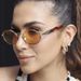 VOOTHOST Classic Round Oval Sunglasses for Women Men Brand Designer Brown Metal Frame Sun Glasses Trend Shades UV400 F0099_viptrois.com