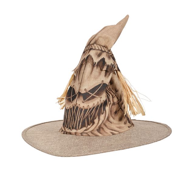 New Halloween Costume Scarecrow Witch Cosplay Makeup Party Ball Props Hat_viptrois.com