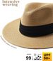 Unisex Panama Wide Brim Sun For Men And Women Beach UV Protection Summer Adjustable Straw Hat_viptrois.com
