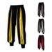 Men's Clothing Autumn New Men's Cotton And Linen Colorblock Casual Pants_viptrois.com