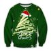 Pure 2025 Cross-Border Holiday Loose Pullover Printed Christmas Sweatshirt Men POD Custom One Piece_viptrois.com