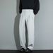 Cleanfit Black High End Wide Leg Casual Trousers for Men Summer Curved Blade Dress Pants Professional Suit Suits a Sleek Flow_viptrois.com