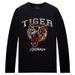 Men's Clothing Long Sleeved T Shirt With Hot Diamond Tiger Head Autumn Slim Fit Large Size Inner Wear Heavy Bottoming Shirt_viptrois.com