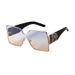 Women's Glasses Square Large Frame D Letter Sunglasses Personality Trend Style Fashion Sunglasses For Women High End Sense Of Face Small White_viptrois.com