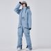 Unisex One-Piece Ski Suit – Windproof & Waterproof Snowboarding Jumpsuit (Blue/Pink/Green/Black, XS-XL)_viptrois.com