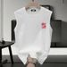 2025 Summer Cotton Loose Sleeveless T-shirt Men's Vest Trendy Brand Design Sense Casual Sports T-shirt Top_viptrois.com