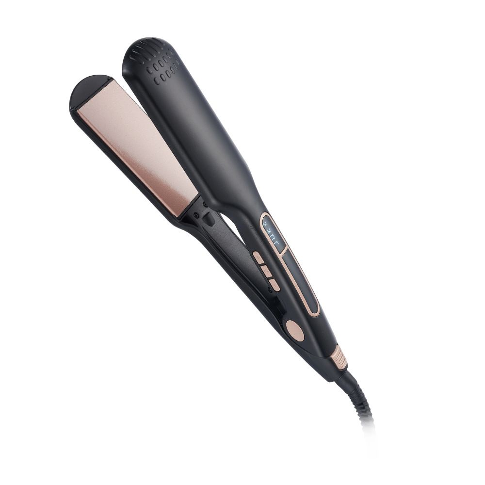 Infrared Professional Hair Straightener, 10s Fast Heat-up, 2-in-1 Flat Iron For Curling & Straightening_viptrois.com