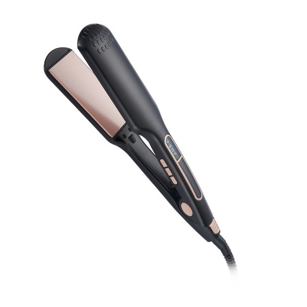 Infrared Professional Hair Straightener, 10s Fast Heat-up, 2-in-1 Flat Iron For Curling & Straightening_viptrois.com