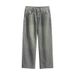Men's Clothing Versatile Spring And Autumn Jacket Jacquard Casual Trend Lapel Shirt Wide Leg Pants_viptrois.com