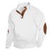 Pure 2024 Cross-Border Spring And Autumn Fashion European Style Versatile Trendy Men's Casual Stand Collar Long Sleeve Small_viptrois.com