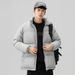 Pure Trendy High-End Down For Men 2025 New Winter Lightweight Warm Coat Stand Collar Solid Color Versatile Puffer Jacket_viptrois.com