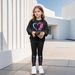 Mother & Kids INS Girls 2 Piece Set & Love Butterfly Print Long Sleeved Sweatshirt Leggings Outdoor Leisure Sports_viptrois.com