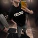 Zhu Zhixin Same Style Short Sleeve GOODBRAND Hollow Color Diamond Foam Print GOOD Unisex Couple T-Shirt_viptrois.com