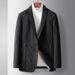Men's Clothing casual suit autumn and winter 90 white duck Silk cotton suit jacket business casual young thin Silk cotton jacket_viptrois.com