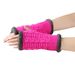 Unisex Thickened wool gloves Short fingertip wrist guard Fluffy short gloves Knitted acrylic sleeves and fleece gloves_viptrois.com
