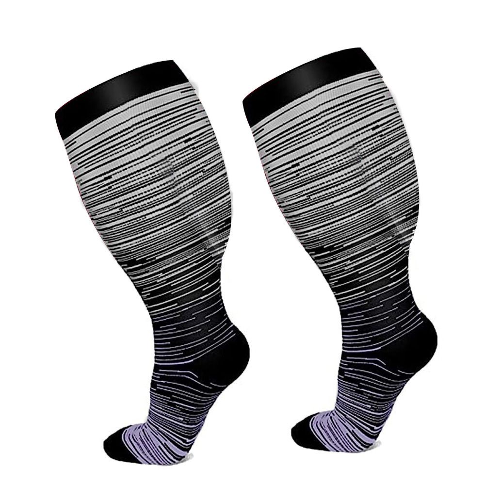 Extra size extra fat pressure socks High elastic veins secondary elastic socks Fat calf socks_viptrois.com