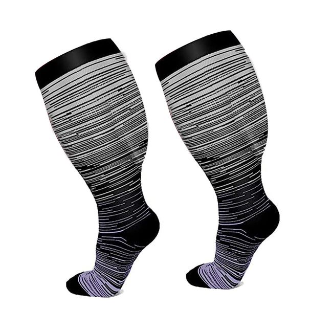 Extra size extra fat pressure socks High elastic veins secondary elastic socks Fat calf socks_viptrois.com