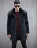 Men's Clothing Popular Fur Coat Mid Length Cotton Warm Fox Fur Collar Coat Fashionable Casual Fur Coat_viptrois.com