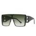 one Piece Men's Letter B Decorative Trend Sunglasses Sunscreen Fashion Sunshade_viptrois.com