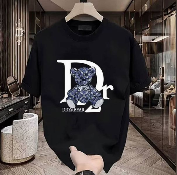 Men's Clothing Cotton Printed Men's Short Sleeved T Shirt 2025 New Summer Hot Selling Trend Casual Round Neck T Shirt_viptrois.com