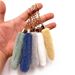 Bag Charm Cute Tassel Plush Keychain Cartoon Bag Pendant Car Key Chain Ring Pendant Accessories Creative Gift_viptrois.com