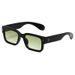 Unisex Square Frame Sunglasses - Retro-Inspired Minimalist Design For Everyday Street Style_viptrois.com