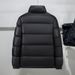 Luxury Black & Gold Hooded Puffer Jacket – Thickened Polyester Blend – Trendy Oversized Coat For Autumn & Winter_viptrois.com