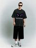 Nightmare Purple Eye Heavyweight Washed Graphic T-Shirt Men's Oversized Streetwear Tee_viptrois.com