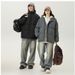 New Hooded Simple Warm Cotton Clothes Cotton Clothes Men's Versatile Thickened Stand-up Collar Autumn And Winter Loose Bread_viptrois.com