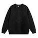Heavy Suede Sweater Men's New Autumn Trendy Brand Ruffian Handsome American Burned Flower Loose Coat_viptrois.com