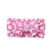 Cross-border Europe and the United States bow children's hair accessories baby New elastic digital printing headband baby wide hair band wholesale_viptrois.com