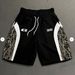 Men's Clothing Men's Printed Beach Shorts Black And Pink Double-Waisted Casual Bottoms For Formal & Casual For Men_viptrois.com