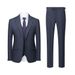Men's Clothing Slim Business Casual Wear Studio Photography Wedding Suit Three Piece Set_viptrois.com