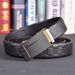 2024 Men's Belt Automatic Buckle Belt Fashionable Classic Versatile Trendy Pants Belt Simple and Casual_viptrois.com