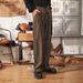 Men's Clothing New Loose Casual Pants Men's Korean Style Trendy All Match Pants Summer Thin Style Wide Leg Mopping Trousers_viptrois.com