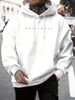 Men's Autumn And Winter Casual Fashionable Loose Hooded Sweatshirt ORIGINALS Letter Printed Warm Long Sleeved Pullover_viptrois.com