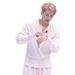 Same Style Spring And Autumn Long Sleeve T-Shirt For Men, White Waffle Heavy V-Neck Base Shirt, Casual Loose Top_viptrois.com