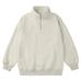 American Heavy-duty Half-zipper Sweater Men's Spring And Autumn Texture Loose Long-sleeved Bottoming Shirt Pullover Stand-up Collar Jacket Trend_viptrois.com