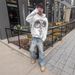 Men's Clothing Hip Hop Street Fashion Retro Hoodie High Street Pullover Tops_viptrois.com