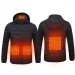 Men's Heated Down Jacket 2024 - 11 Areas Warm, USB Electric, Flexible Thermal, Hooded, Outdoor Vest Coat_viptrois.com