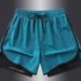 Men's Clothing Bottoms Two Piece Shorts Sports Running Beach Fitness Casual Pants_viptrois.com
