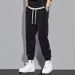 Men's Clothing Men's casual all match pants corduroy sports pants winter plus velvet thickened all match loose warm cuffs_viptrois.com