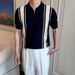 Men's Clothing Light Luxury High End Short Sleeved Polo Shirt For Men_viptrois.com