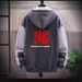 Men's Clothing Men's Hooded Sweatshirt Spring And Autumn Style Plus Velvet Trend Ins Loose And Versatile Spring 2020 New Jacket Couple Outfit_viptrois.com