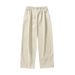Men's ClothingThickened And Velvet Casual Pants For Autumn And Winter, New Pleated Design, Drapey Trousers, Japanese Style Loose Drawstring Sweatpants_viptrois.com