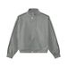 Men's Clothing Side Bars Contrast Color Design Stand Collar Zipper Jacket Casual Pants_viptrois.com