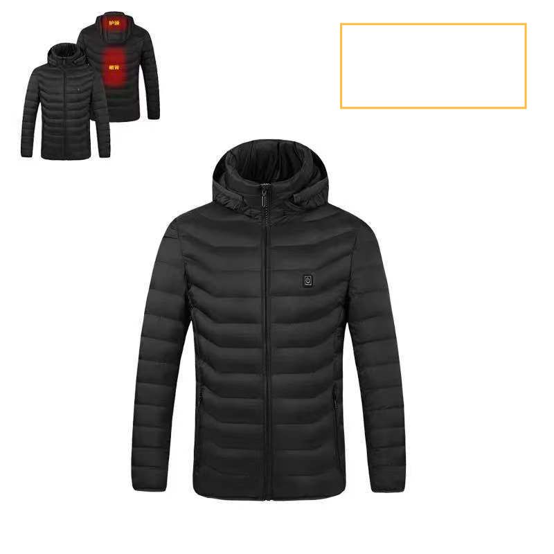 Men's Clothing smart heating clothing Winter heating warming jacket heating vest constant temperature electric heating vest heating cotton coat_viptrois.com