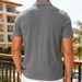 2026 Men's Summer New Style Breathable Towel Embroidered Blouse With Collar And Plaid Short Sleeve Shirt_viptrois.com