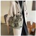 Women's Bucket Bag Cool Personality Fashion Casual Large Capacity Oxford Cloth Hand Drawstring Single Shoulder Crossbody Bucket Bag_viptrois.com
