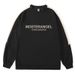 Large Size Men's Clothing 2025 New Simple Letter Printing Sweater Men's Elastic Color Matching Trend Versatile Crew Neck Sweater Men_viptrois.com